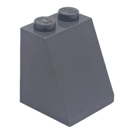 LEGO® Slope 65 2 x 2 x 2 Dark Bluish Gray NOVO - PB00148