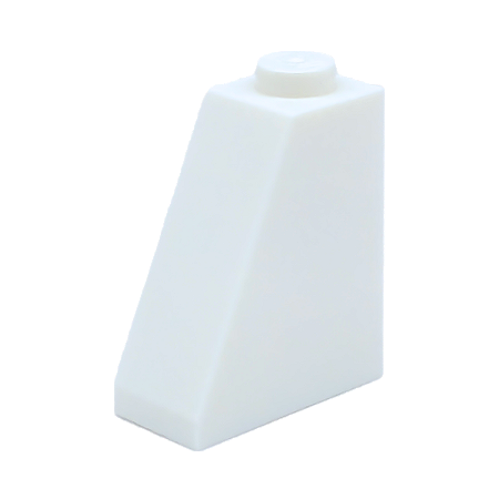 LEGO® Slope 65 2 x 1 x 2 - White - NOVO - Original - PB00161