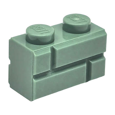LEGO® Brick Masonry 1 x 2 Sand Green NOVO Original | PB00170