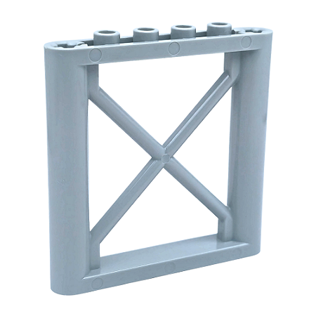 LEGO® Treliça 1 x 6 x 5 Light Bluish Gray NOVO Original | PB00195