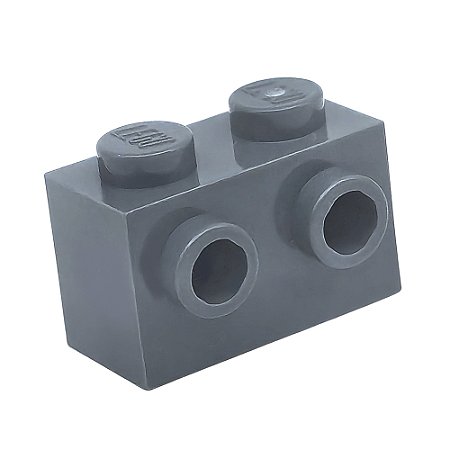 LEGO® Brick 1 x 2 Side Studs Dark Bluish Gray NOVO Original | PB00218
