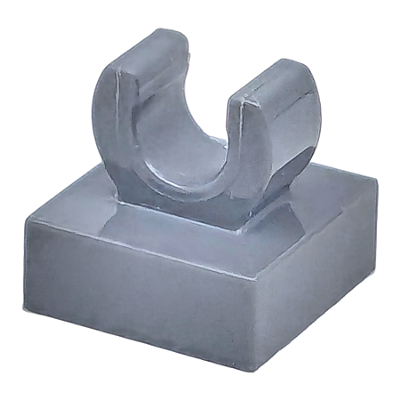 LEGO® Tile 1 x 1 com Clip Dark Bluish Gray NOVO Original | PB00220
