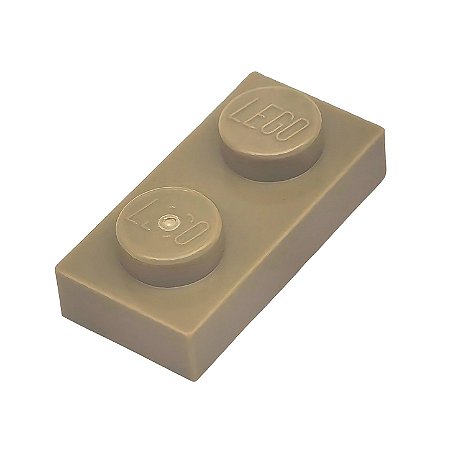 LEGO® Plate 1 x 2 Dark Tan NOVO Original | PB00225