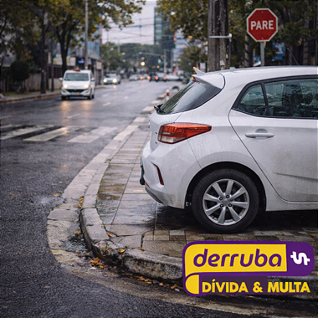 181 - Ⅰ – Estacionar o veículo nas esquinas e a menos de 5 m do alinhamento da via transversal