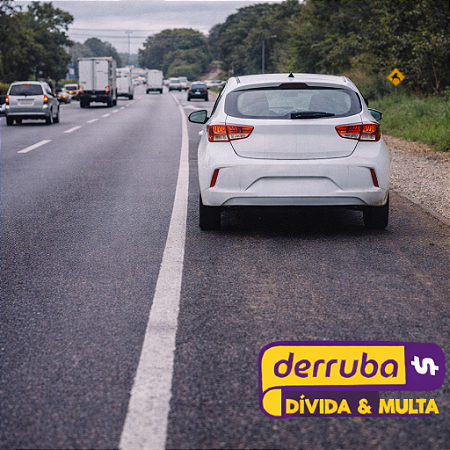 181 - Ⅴ – Estacionar o veículo na pista de rolamento das vias dotadas de acostamento