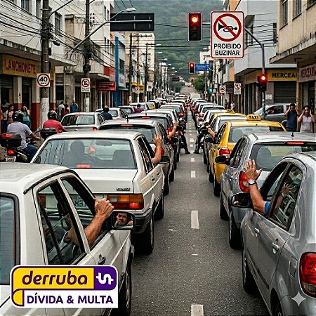 227 - Ⅱ – Usar buzina prolongada e sucessivamente a qualquer pretexto