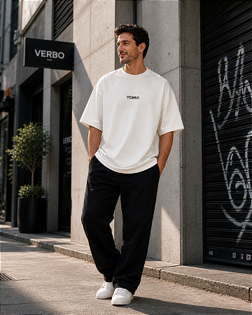 Camisa Oversized Branca 100% Algodão