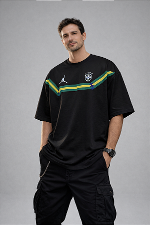 Camisa Oversized Malha Suedine Premium Copa 2026