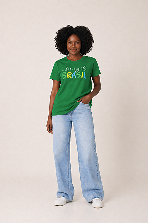 Camisa T-Shirt Feminina Brasil