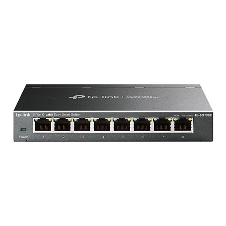 Switch Gigabit Easy Smart 8 Portas TL-SG108E TP-Link