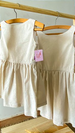 Vestido em Linho CRU