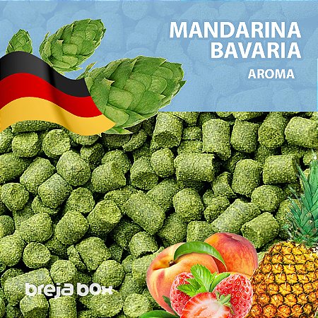 Lúpulo Mandarina Bavaria - 50g em pellet