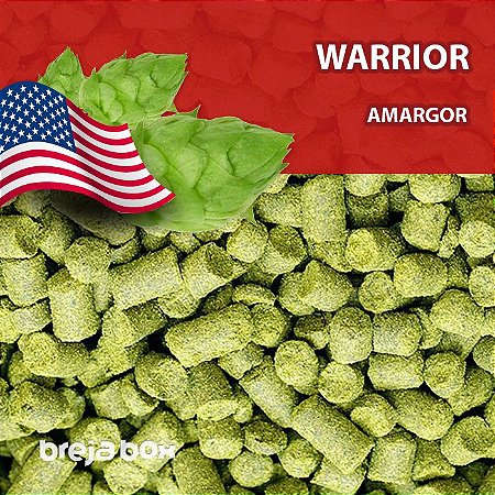 Lúpulo Warrior - 50g em pellet | Breja Box