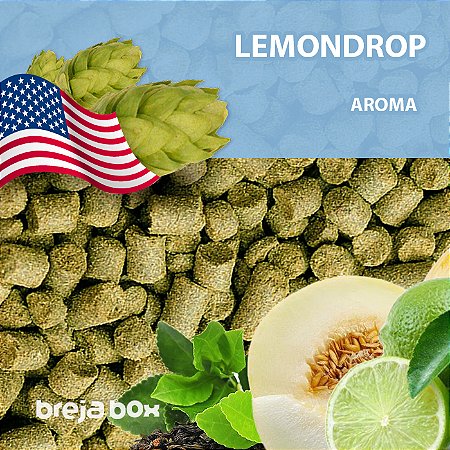 Lúpulo Lemondrop - 50g em pellet | Breja Box