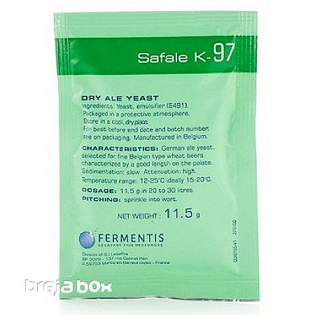 Fermento Safale K-97 - Fermentis Breja Box