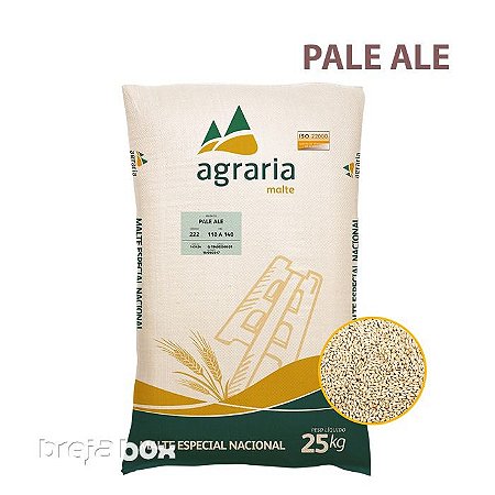 Saca de Malte Pale Ale Agrária 25kg | 6 EBC - Breja Box