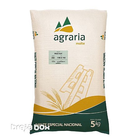 Saca de Malte Pale Ale Agrária 5kg | 6 EBC - Breja Box