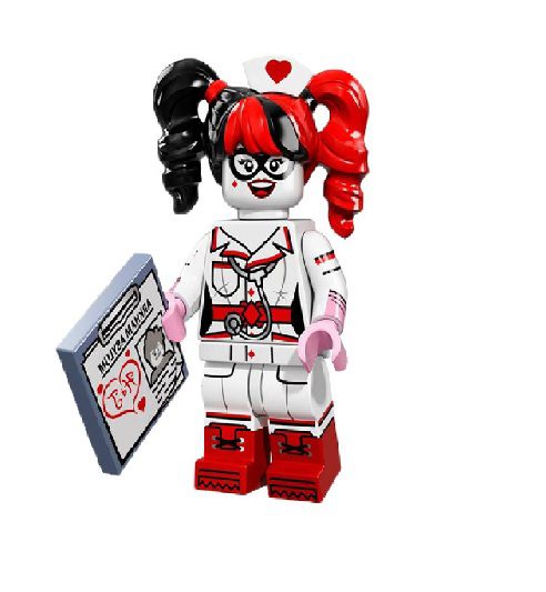 Boneco Compatível Lego Arlequina Enfermeira - Dc Comics