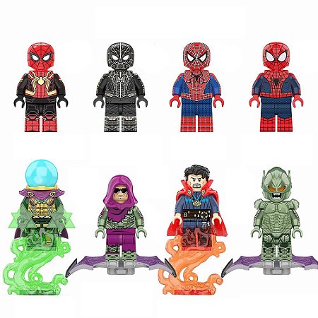 Kit Homem-Aranha: Sem Volta para Casa LEGO compatível (com 8)
