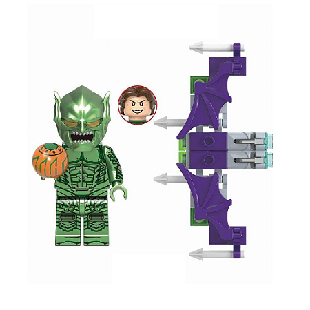 Boneco Duende Verde Lego Compatível - Homem-Aranha: Sem Volta Pra Casa Marvel (Edição Deluxe)
