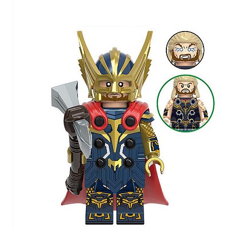 Boneco Thor Amor e Trovão Lego Compatível - Marvel (Edição Deluxe)