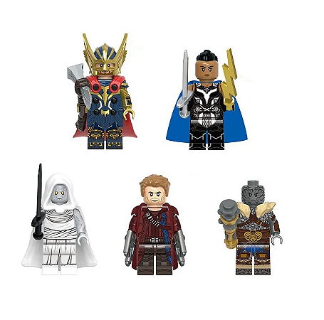 Kit Thor: Amor e Trovão LEGO compatível (com 5)