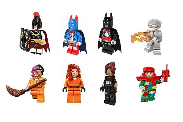 Kit Promocional compatível LEGO Batman e Vilões - Leve 8 Pague 4