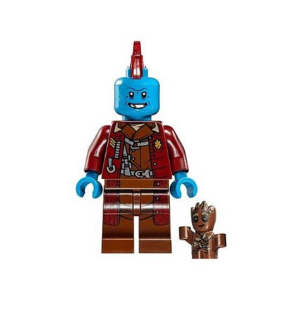 Boneco Yondu e Baby Groot Lego Compatível - Marvel (Edição Especial)