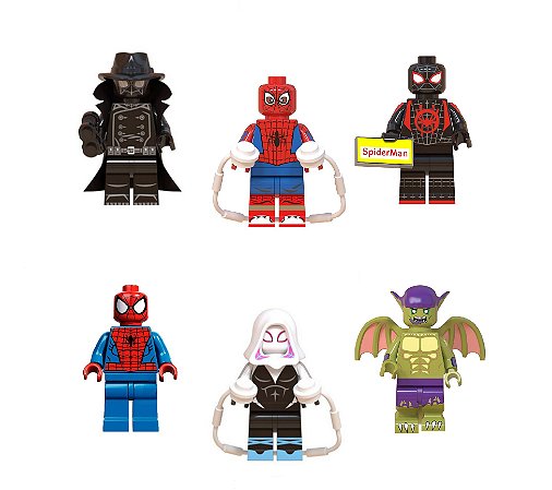 Kit Homem-Aranha: No Aranhaverso Lego com 6 - Toy Store - Brinquedos,  Bonecos compatíveis Lego, Pelúcias e Artigos Nerds