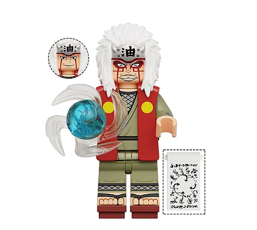 Boneco Jiraya Lego Compatível - Naruto (Edição Especial)