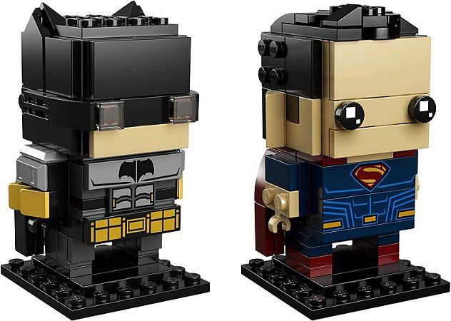 Brickheadz Batman e Superman - Cute Doll 209 pçs (Lego Compatível)