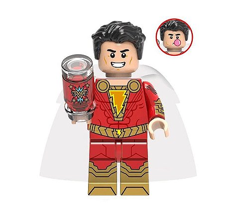 Boneco Shazam Lego Compatível - Dc Comics