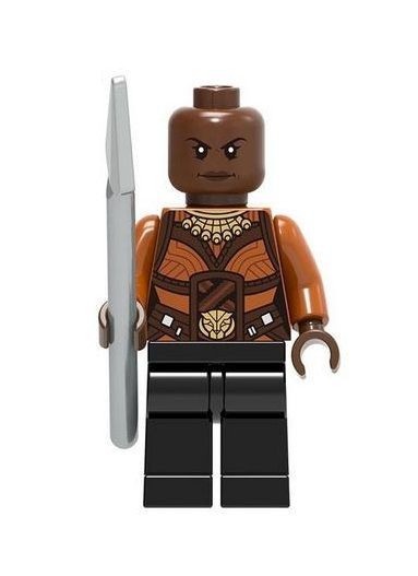 Boneco Okoye Lego Compatível - Marvel Pantera Negra