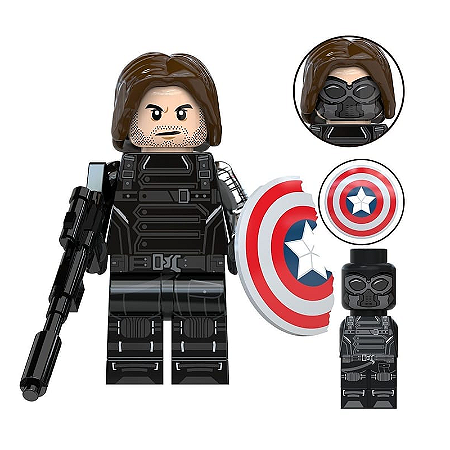 Boneco Soldado Invernal Lego Compatível - Marvel