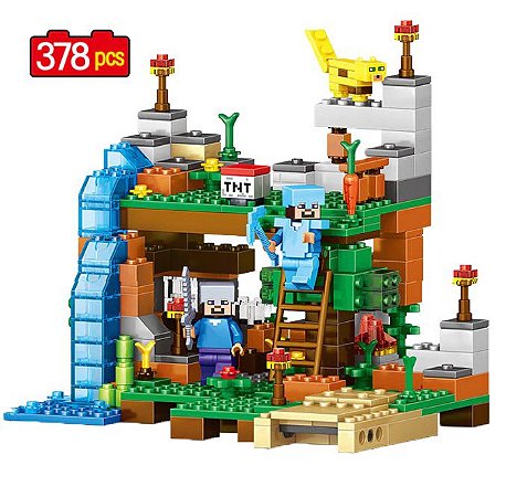 Set Minecraft 4 em 1 LEGO 378 Peças - Toy Store - Brinquedos, Bonecos  compatíveis Lego, Pelúcias e Artigos Nerds