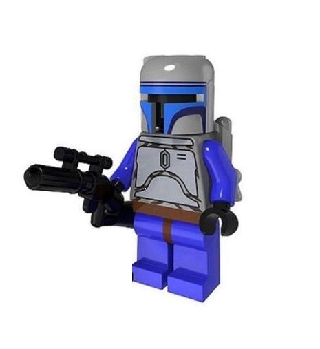 Boneco Jango Fett Star Wars Lego Compatível