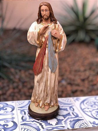 Imagem Religiosa Jesus Misericordioso 30Cm