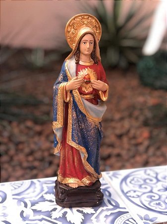 Imagem Religiosa Sagrado Coração de Maria 30Cm