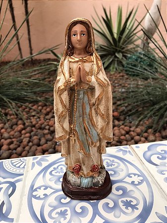 Imagem Religiosa Nossa Senhora de Lourdes 20cm