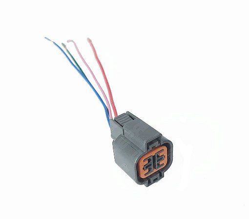 Soquete Plug Conector 4 vias CINZA sonda lambda Mitsubishi - Ecorepair  Peças Importadas