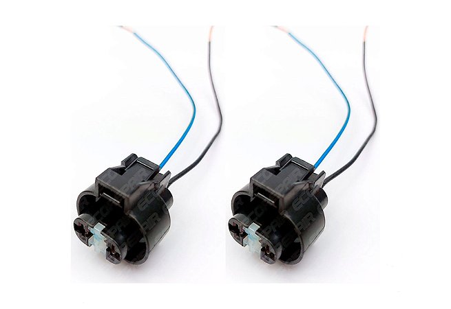Kit 2 Conectores Plug Lampada farol HB3