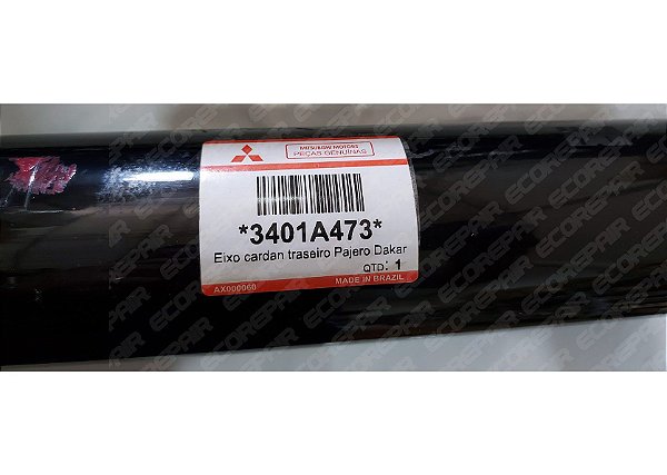 Eixo cardan traseiro Pajero Dakar 3.5 11-13 - Original - Ecorepair