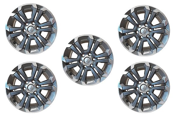 Kit 5 Rodas Aluminio 18 x 7 L200 Triton Sport HPE-S - Original