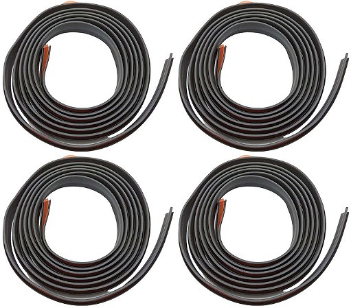 Kit 4 Borrachas alargadores paralama L200 Triton - Original