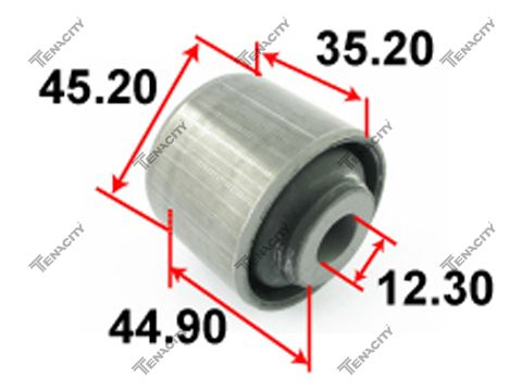 Kit de Buchas braço susp tras P/G. Pajero TR4 - Tenacity