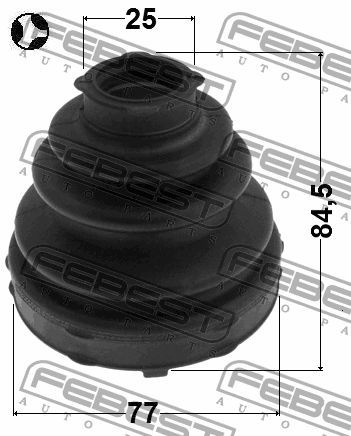 Coifa Homocinetica Dianteira Cambio Grand Vitara 2006-2014 - Febest