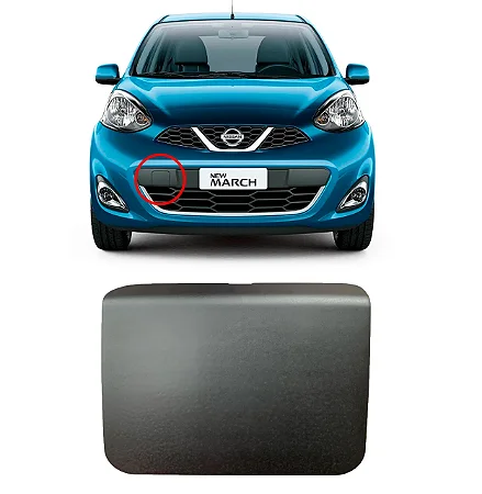 Tampa reboque parachoque Nissan March 2011 2019 622A09LE0A