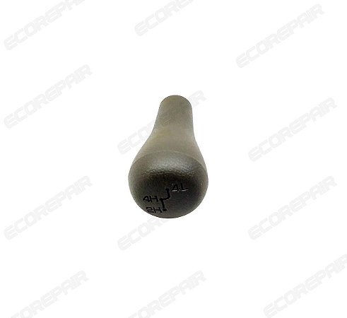 Manopla alavanca cambio Pajero Sport Marron 2005-2011 Novo - Original