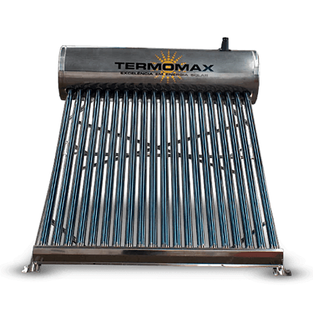 Aquecedor Solar Termomax Acoplado Max Vácuo 150 Litros em Inox