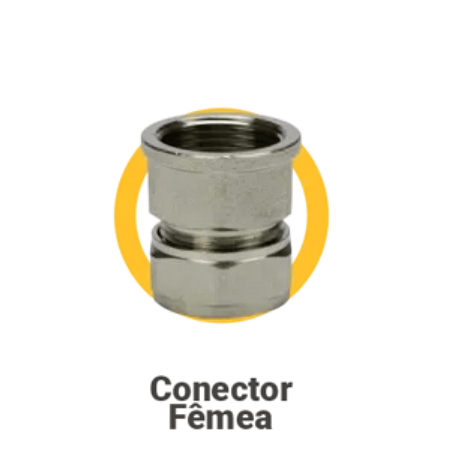 Conector Fêmea 26mm x 1" Móvel Termomax